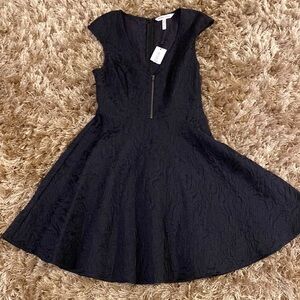 BCBGeneration Black Textured Dress